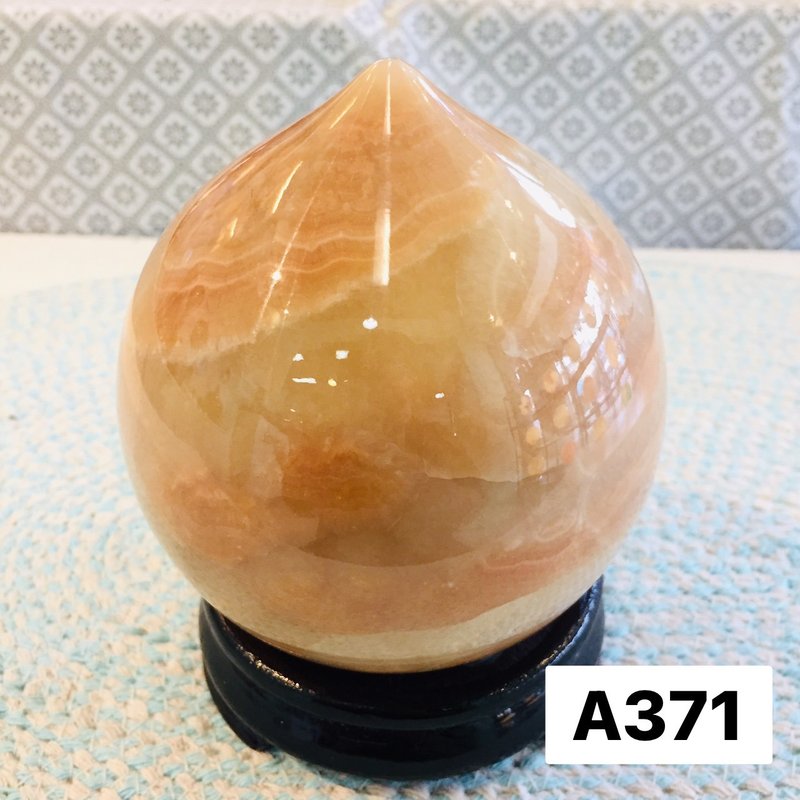 黃龍玉仙桃 擺件 招財富貴 增加人緣 穩定情緒 A371 A372 A373 - 擺飾/家飾品 - 玉石 