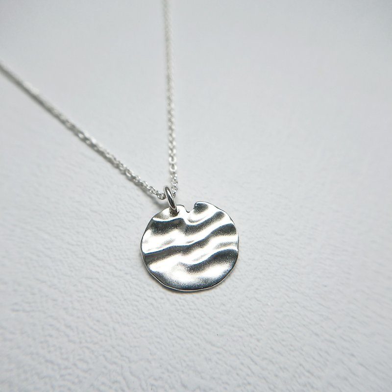 [Send with peace of mind] Women's Series-The Phantom Like Water Ripples I- Small Ripples Necklace Handmade Jewelry - Necklaces - Other Metals Silver