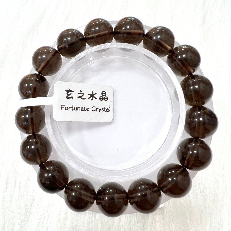 茶晶手串 | 水晶 | 水晶手串 | 水晶手鏈 | 水晶手鍊 - 手鍊/手環 - 水晶 咖啡色
