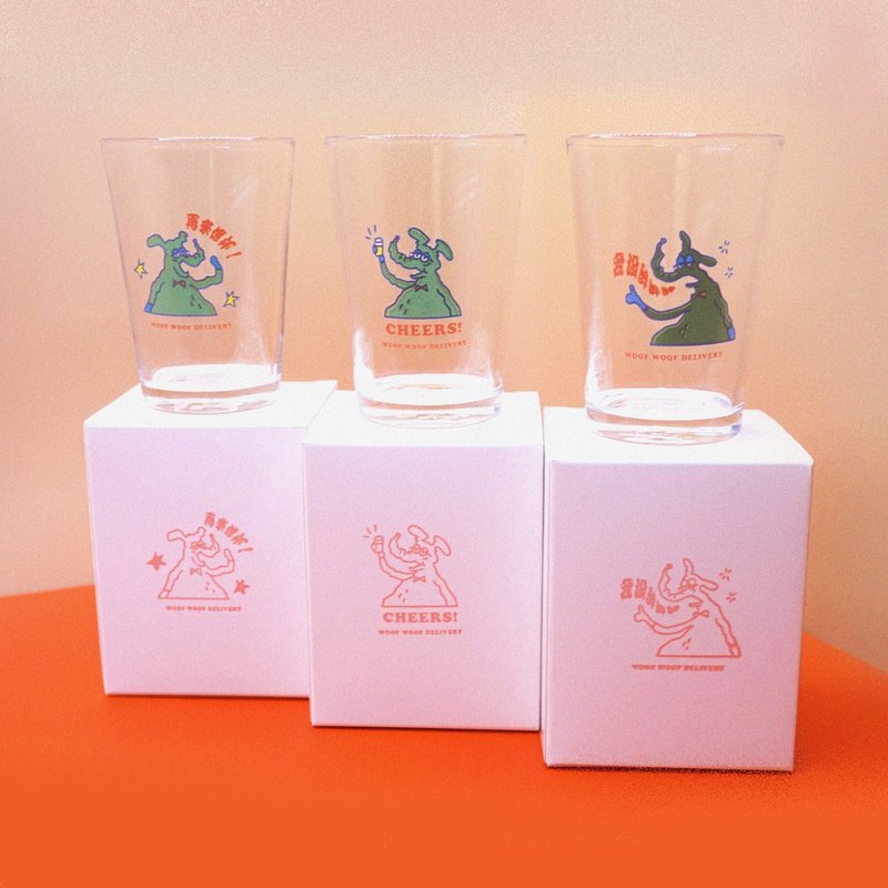 WOOF's Drunk Trilogy - Glass - Bar Glasses & Drinkware - Glass Green