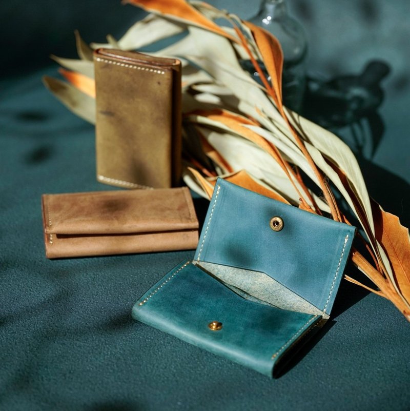 No.11 Card Case【Texas】 - 名片夾/名片盒 - 真皮 綠色