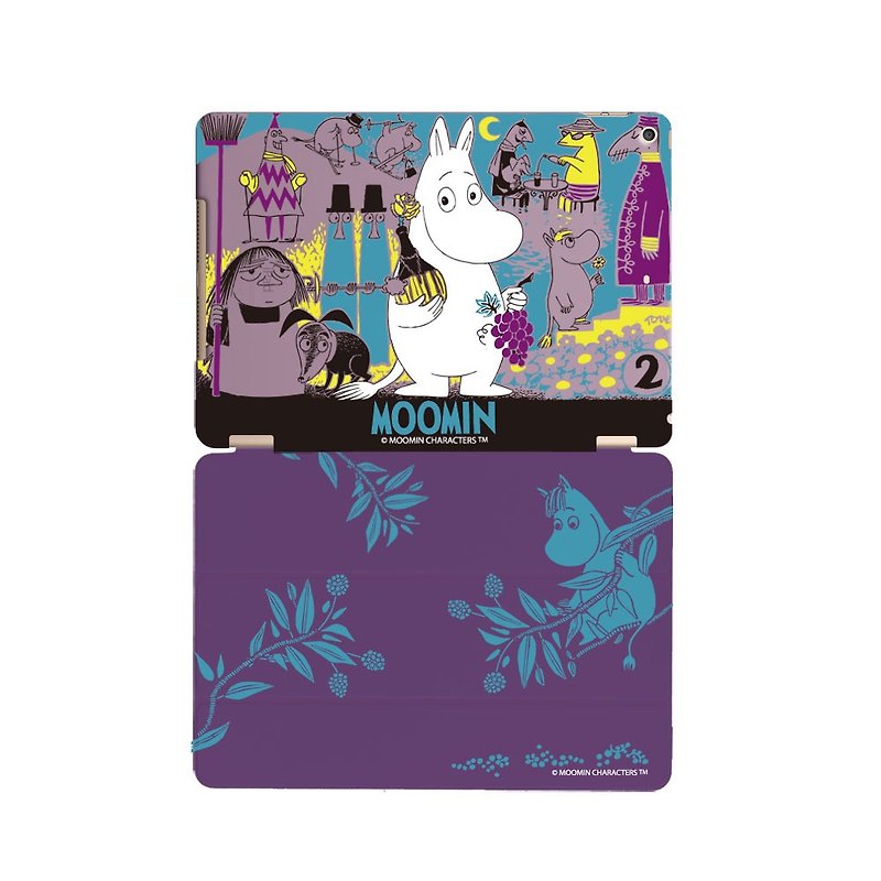 Moomin Genuine Authorized-iPad Crystal Case [To the Banquet] - Tablet & Laptop Cases - Plastic Purple
