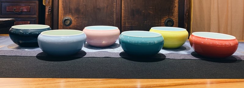 不言美器 洗耳恭聽 水方 - 茶壺/茶杯/茶具 - 瓷 