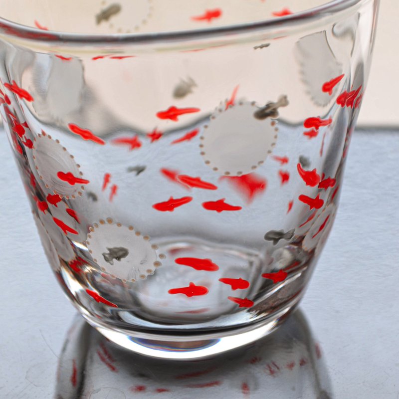 Glass free cup goldfish scooping - แก้ว - แก้ว สีใส