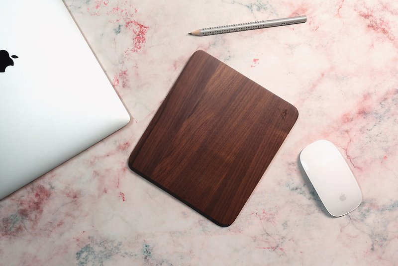 Breeze mouse board (high-density density board maple veneer/high-density density board walnut wood veneer) - Mouse Pads - Wood 