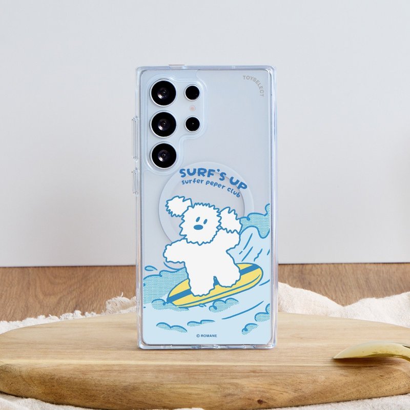 早午餐兄弟衝浪Little Peper防摔透明SAMSUNG手機殼 - 手機殼/手機套 - 塑膠 多色