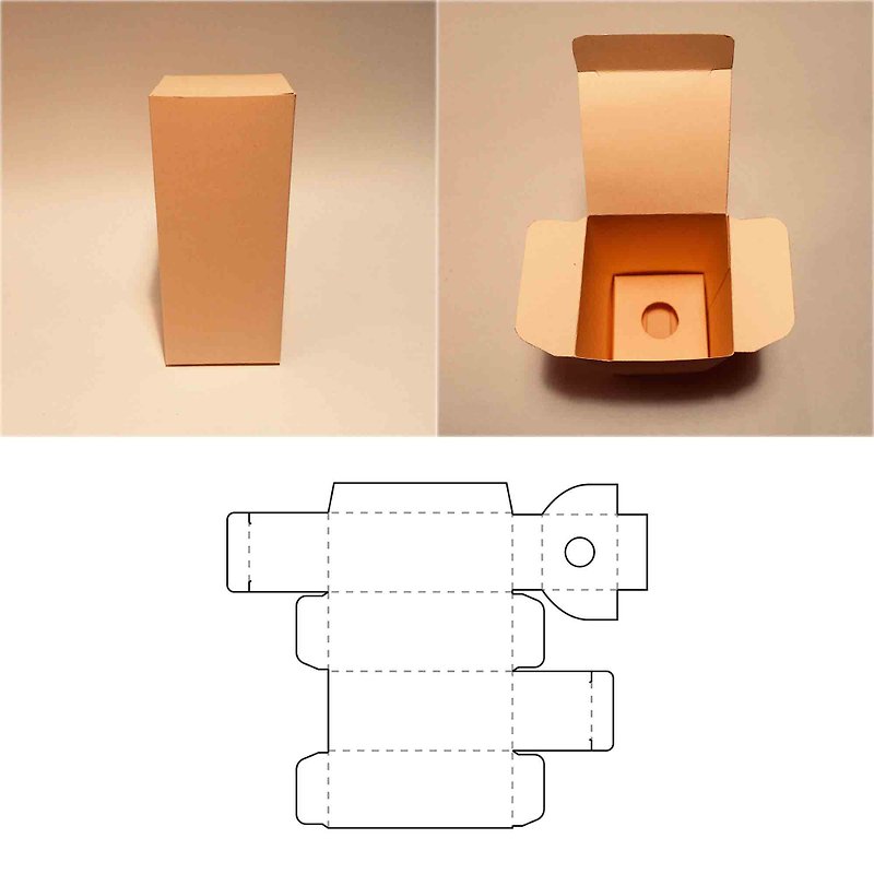 Light bulb box template, light bulb packaging, LED bulb box, lamp box, Cricut - 圖文模板設計 - 其他材質 