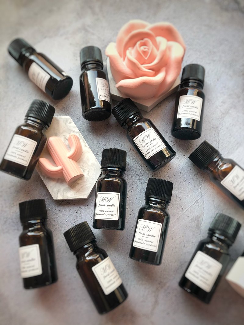 Diffuser Stone/Diffuser Flower/Fragrant Essential Oil/Supplement Tank 10ml - น้ำหอม - น้ำมันหอม สึชมพู