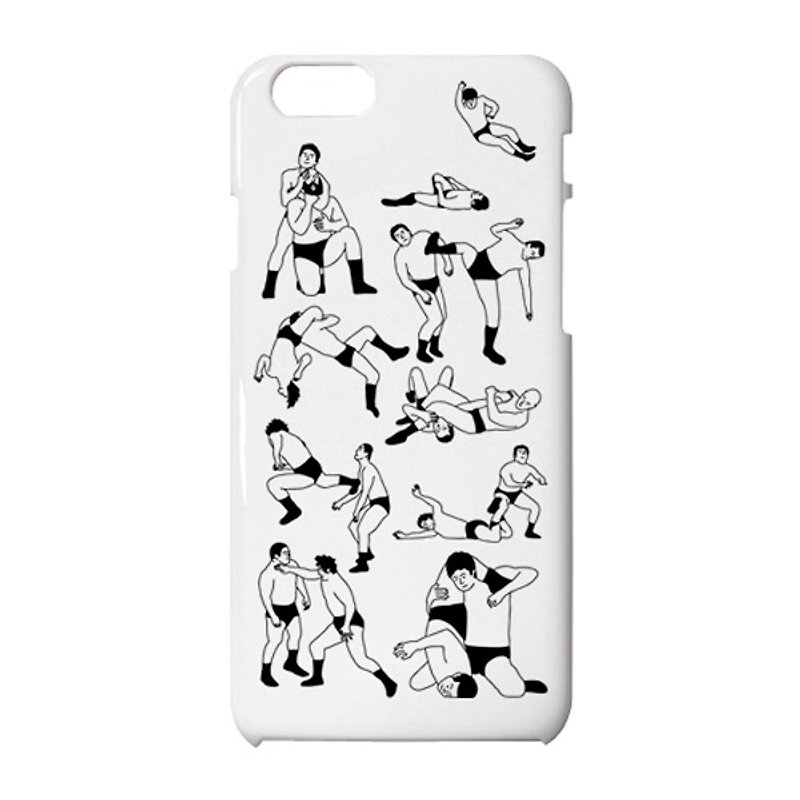 Wrestling 3 iPhone case - เคส/ซองมือถือ - พลาสติก ขาว