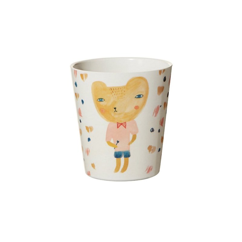 Bear Spot Children's Cup - ถ้วย - ไม้ไผ่ ขาว