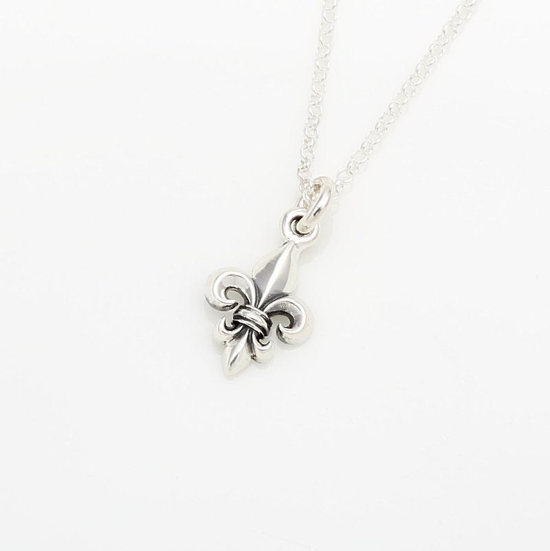 Iris classic s925 sterling silver necklace Birthday Valentine's Day gift - สร้อยคอทรง Collar - เงินแท้ สีเงิน