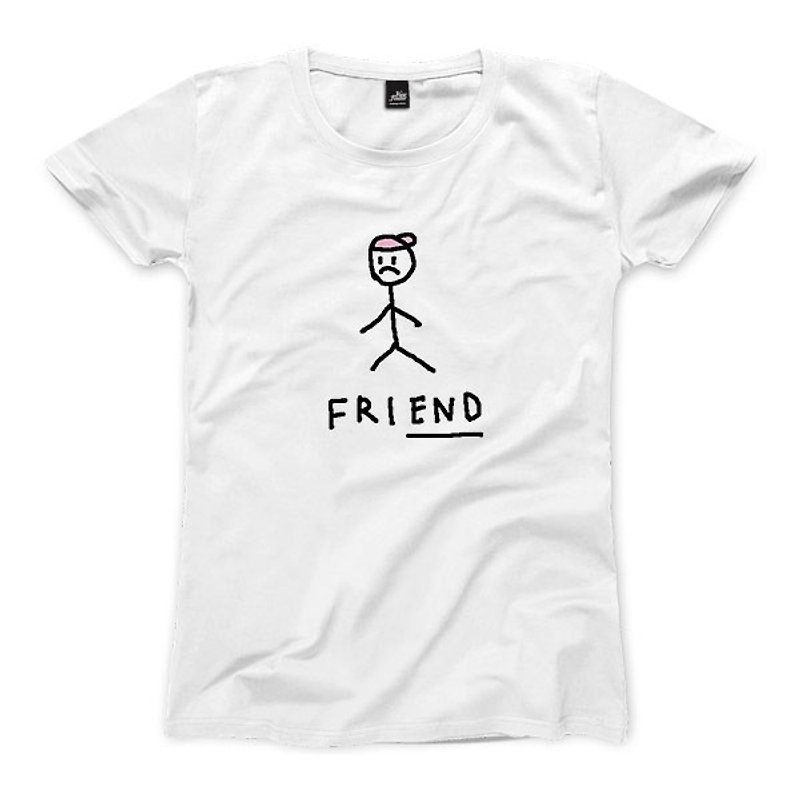 friEND - White - Women's T-Shirt - Women's T-Shirts - Cotton & Hemp 