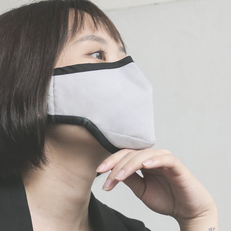 聚酯纖維 口罩/口罩收納套 灰色 - CuCare銅纖機能口罩 - 灰