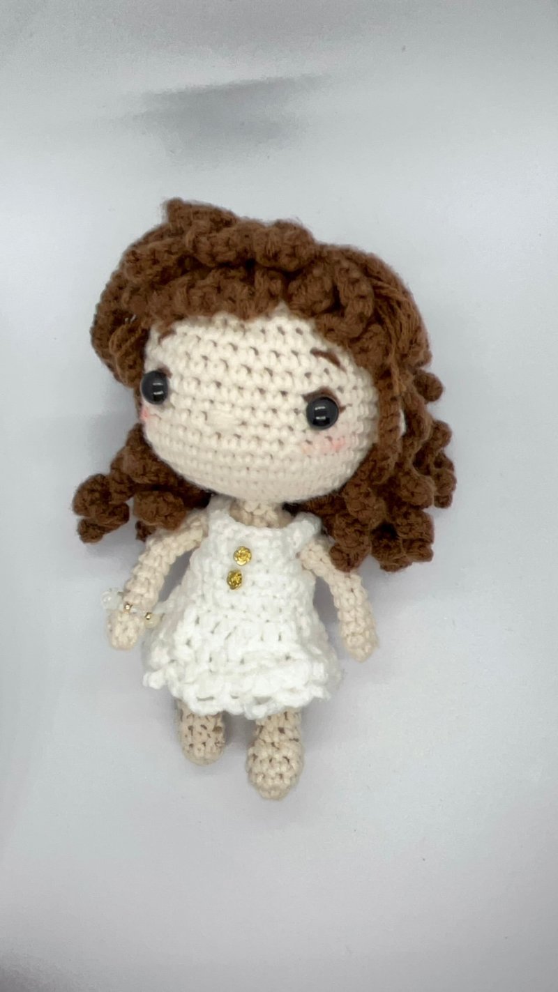 15CM customized doll X female X long curly hair X wearable and undressable - ตุ๊กตา - เส้นใยสังเคราะห์ หลากหลายสี