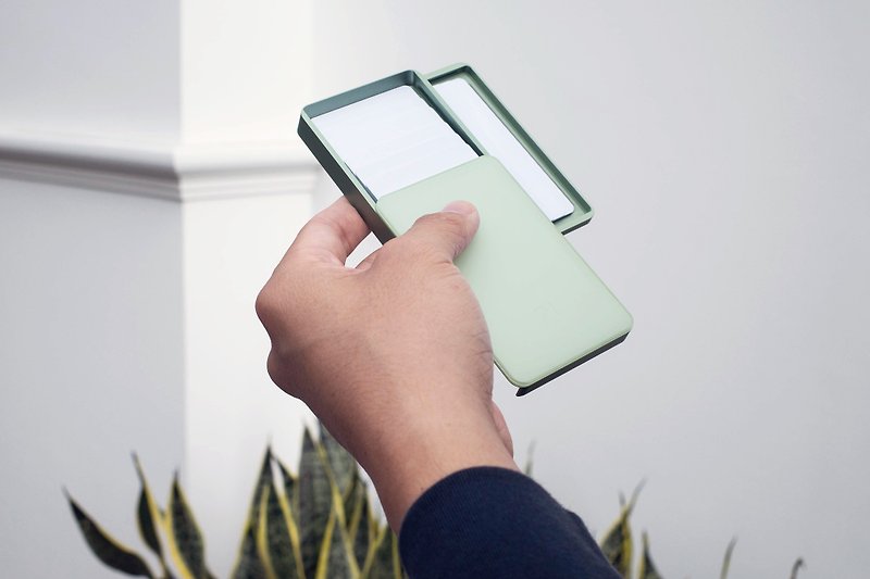 Zenlet 2+ 行動錢包 - 冰川綠 - 長短皮夾/錢包 - 鋁合金 綠色