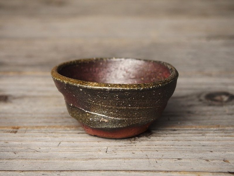 Bizen Sake seen _gi-075 - Pottery & Ceramics - Pottery Brown