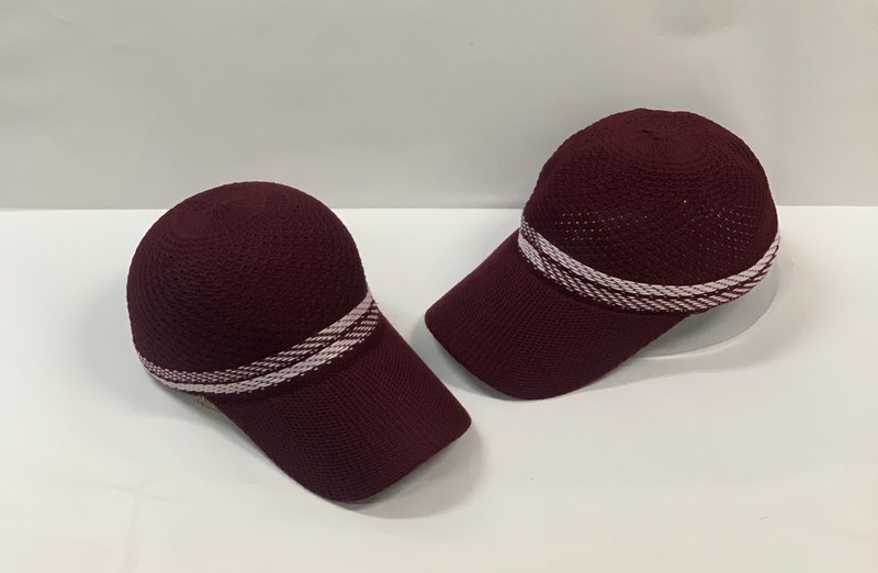 HEYHAT Vibrant Pattern Weave-Sports Cap Baseball Cap-Wine Red - Hats & Caps - Polyester Multicolor