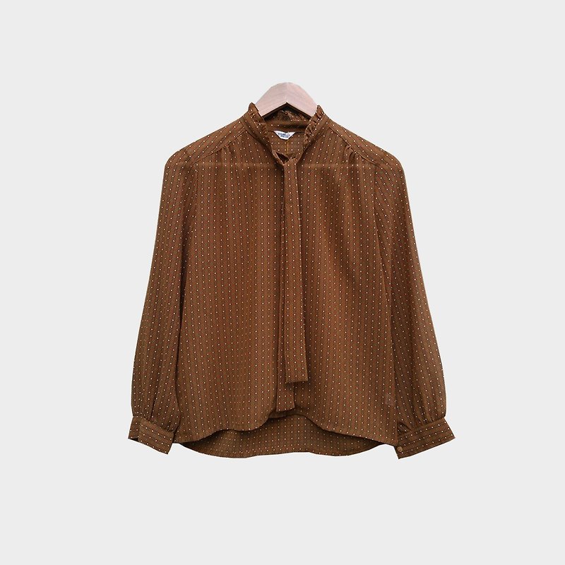 Vintage Shirt - Women's Shirts - Polyester Brown