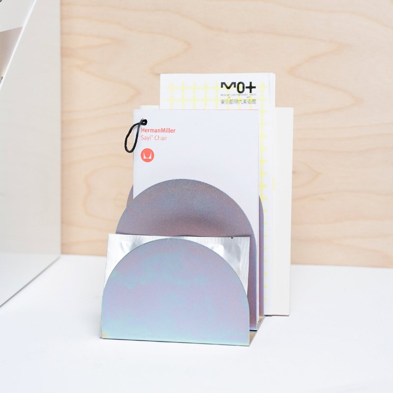 UU Desktop Divider/Neon Color - Card Stands - Other Metals Multicolor