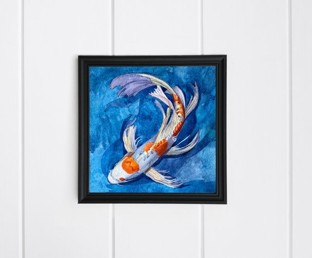 鯉の絵！！ 大きな鯉の絵画