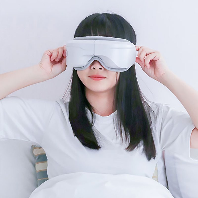 [The most comfortable Mother's Day gift] 5C Hot Compress Massage Eye Mask - Supreme Style/Massage Eye Mask/ - Other Small Appliances - Plastic White