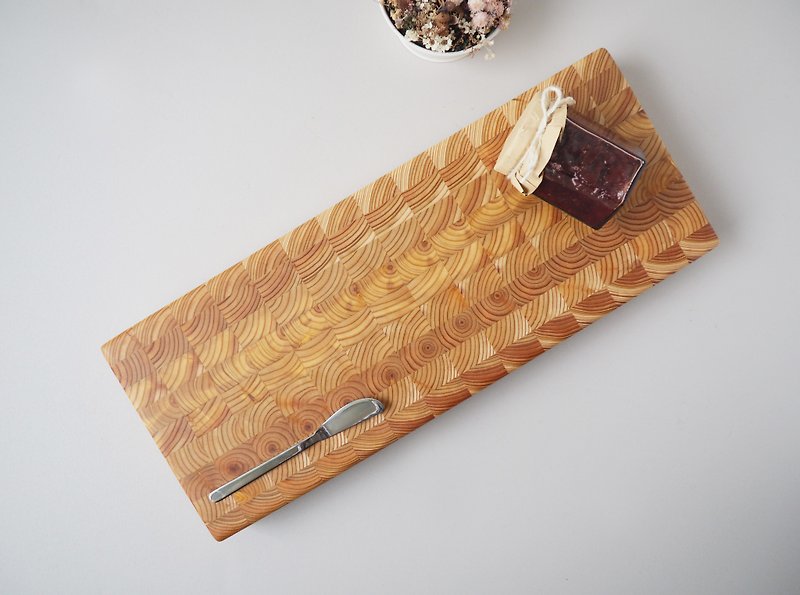 [Canada LARCHWOOD] Double Cheese Board - Serving Trays & Cutting Boards - Wood 
