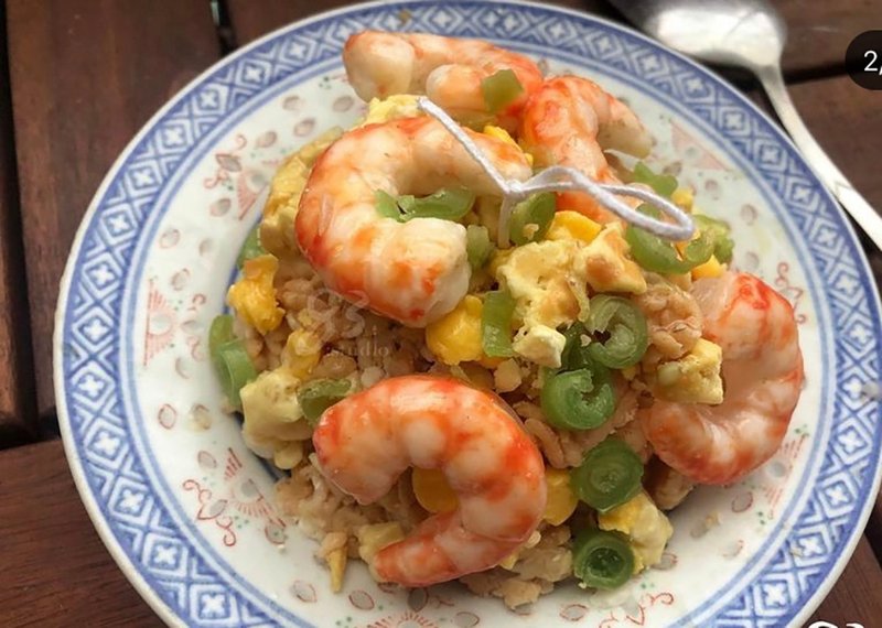 客製化83獨創款 仿真蝦仁炒飯蠟燭 - 香氛蠟燭/燭台 - 蠟 