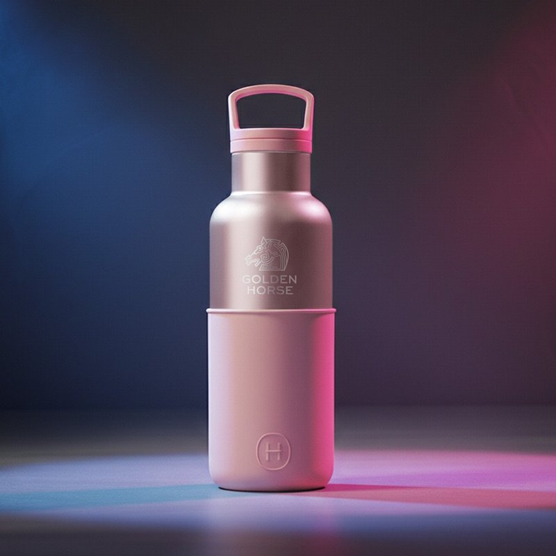 【金馬62聯名限定】 480ml 保溫瓶 | 珠光粉瓶-櫻花粉 - 保溫瓶/保溫杯 - 不鏽鋼 粉紅色