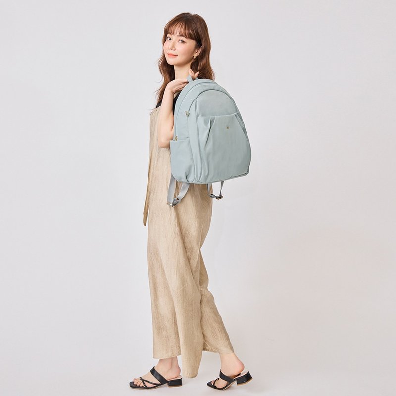 J II 後背包-黛妃防潑水後背包(大款)-6606-29-多色任選 - 後背包/背包/書包 - 尼龍 藍色