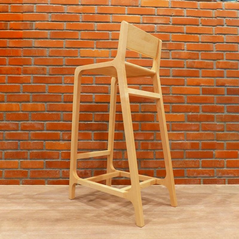 舞者高腳椅 - 其他家具 - 木頭 卡其色