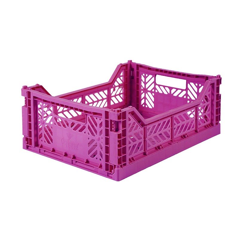 Turkey Aykasa Folding Storage Basket (M)-Violet - Storage - Plastic 