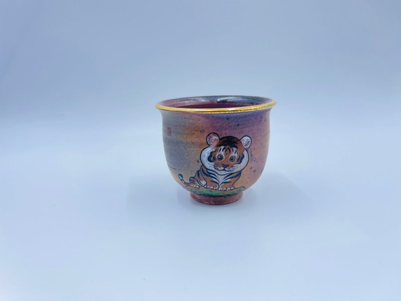 可愛虎 - 茶壺/茶杯/茶具 - 陶 咖啡色
