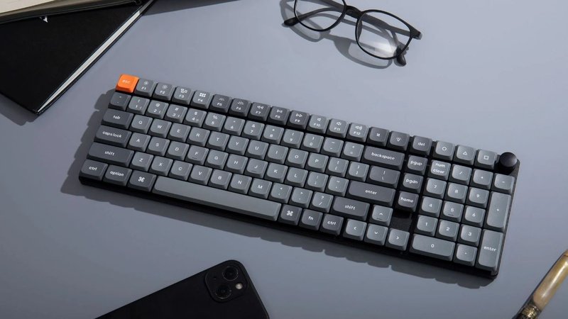 Keychron K17 Max QMK Wireless Custom Mechanical Keyboard - Computer Accessories - Other Metals Black