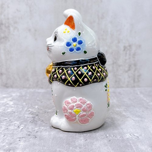 九谷焼招き猫 | 花 No.4 - ショップ ourlittlezoneluckycat 置物 - Pinkoi