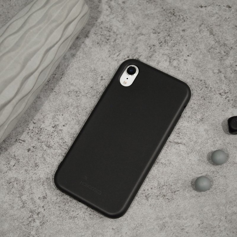 LUCID PLUS | Shock Resistant Case for iPhone XR - Black - เคส/ซองมือถือ - เส้นใยสังเคราะห์ สีดำ