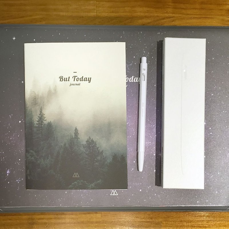 Goody Bag - But today diary with 153B&W ballpen (White)-08.MISTY FOREST,PLD60849WCP - Notebooks & Journals - Paper Gray