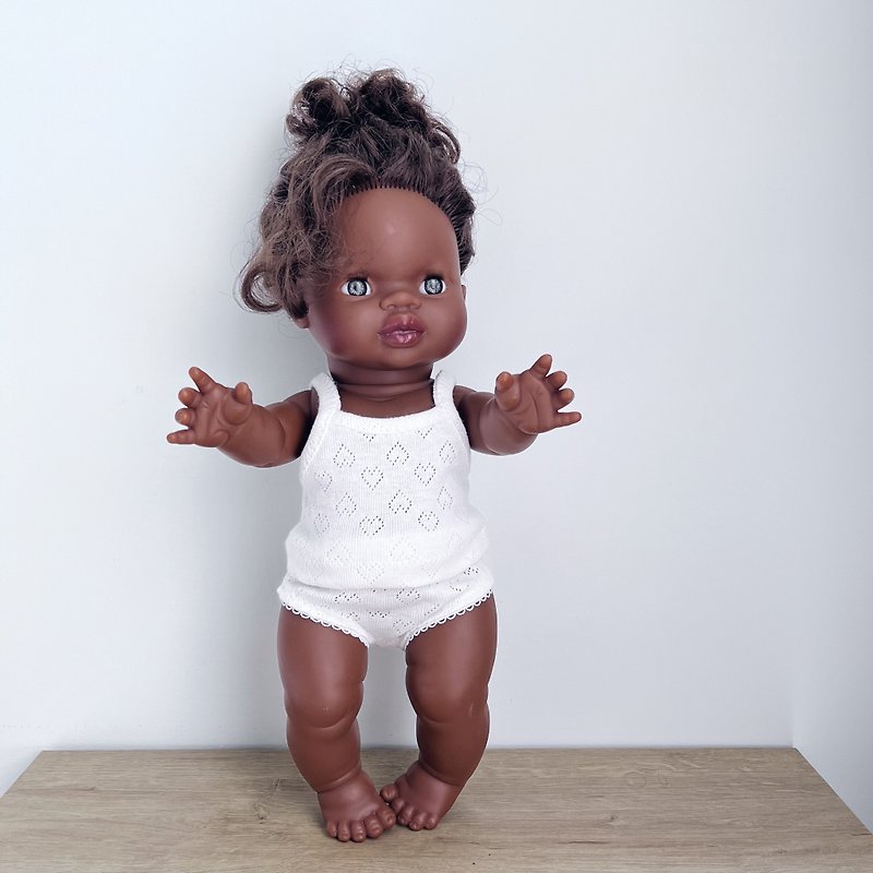 娃娃內衣 - 寶寶/兒童玩具/玩偶 - 環保材質 白色