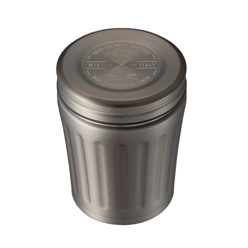 CB MiDi 城市系列雙層保冷保溫湯壺350ml-時尚灰 - 保溫瓶/保溫杯 - 不鏽鋼 灰色