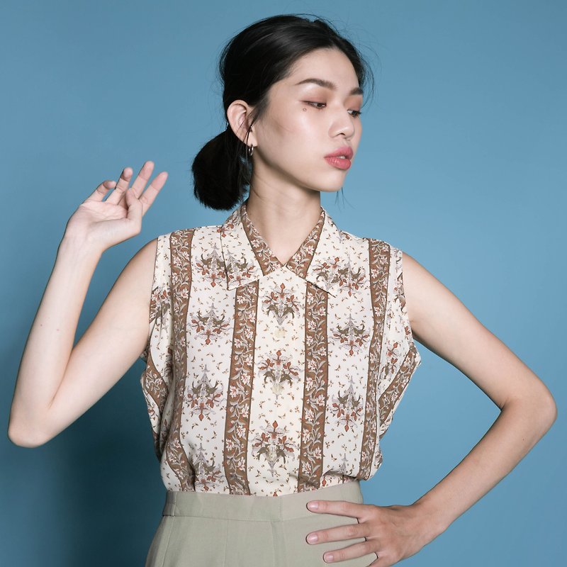 Cang Lan | "self-change" Baroque ancient sleeveless shirt - Women's Shirts - Other Materials 
