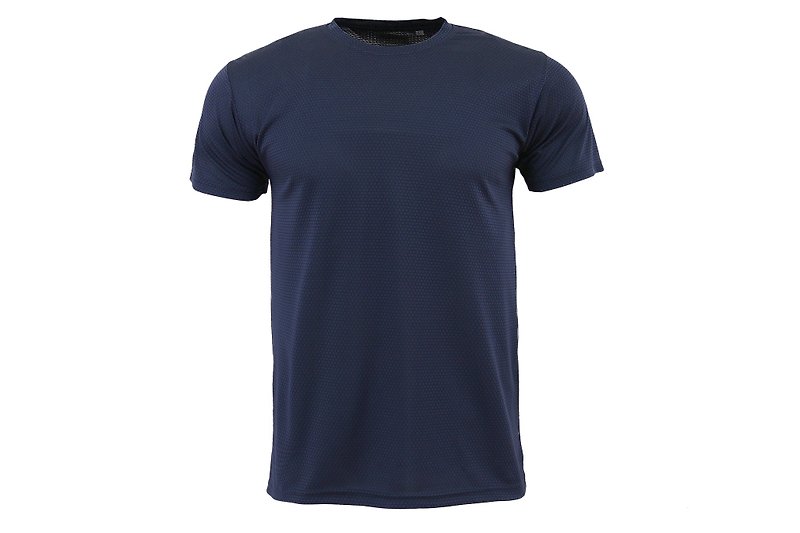 X-DRY plain surface moisture wicking round neck T: zhangqing:: men and women can wear - Men's Sportswear Tops - Polyester Blue