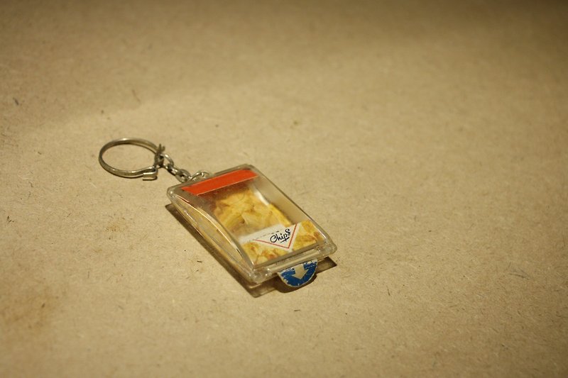 購自荷蘭 20 世紀中期老件 古董鑰匙圈  smith 薯片包裝造型 - 鑰匙圈/鑰匙包 - 塑膠 透明