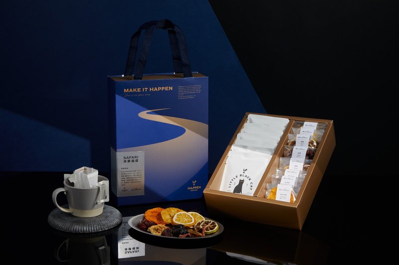 [Winning Praise] Coffee and Dried Fruit Co-branded Gift Box | Classic Fruity Flavor-Large - Coffee - Fresh Ingredients 