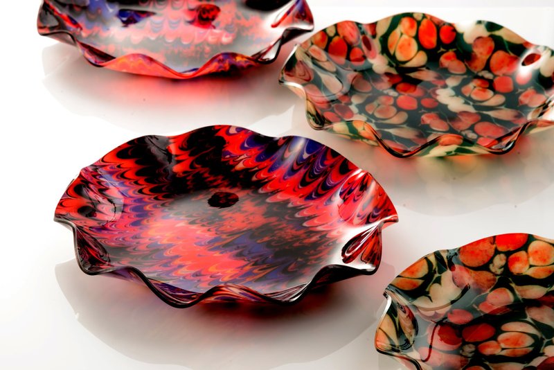 浮染押花萬用盤組 - 居家收納/收納盒/儲物盒 - 壓克力 