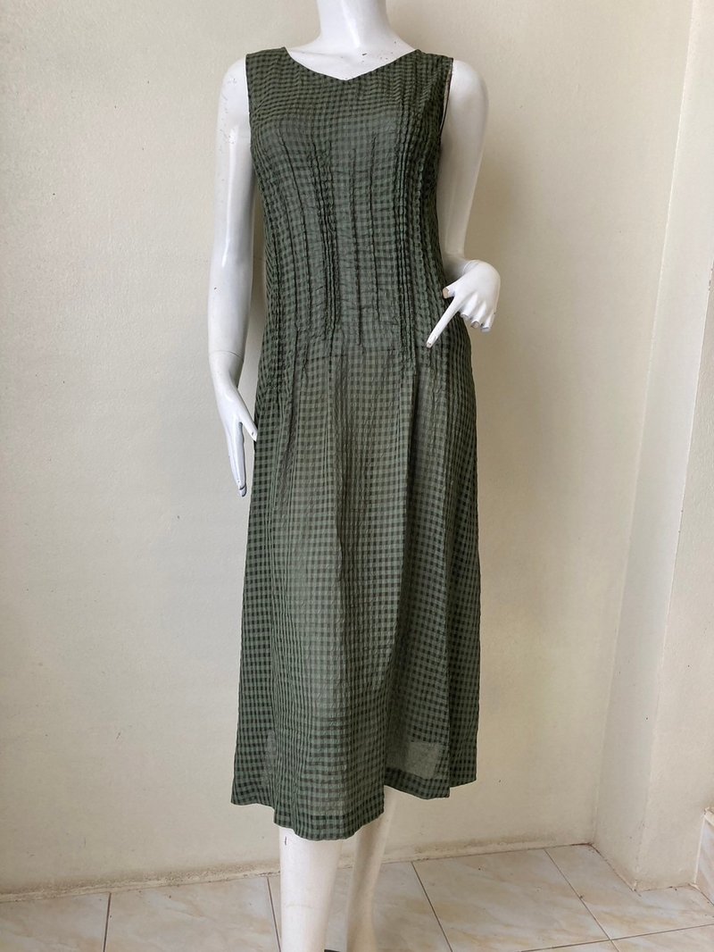 Vintage TABASA PARIS Dress // Summer dress / Size 36 S - One Piece Dresses - Cotton & Hemp 