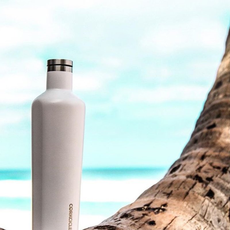 停產-美國 CORKCICLE Waterman系列 三層真空易口瓶-740ml - 其他杯子 - 不鏽鋼 白色