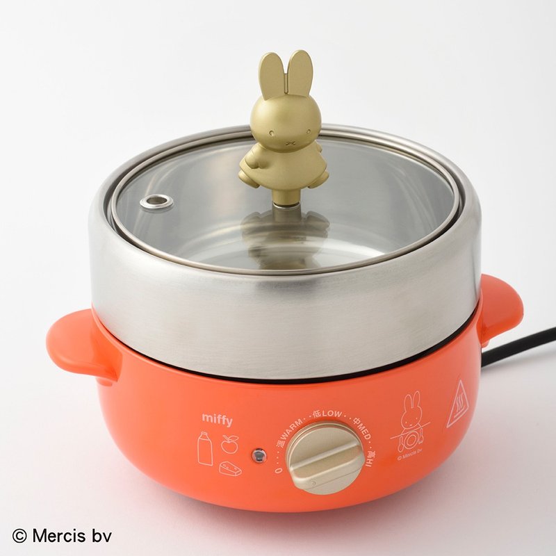 新品獨家首發【聯名款Miffy米飛兔x日本BRUNO】迷你獨享美食鍋 - 廚房家電 - 其他材質 橘色