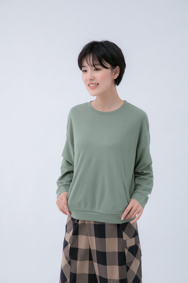 Teen Hunter Pocket Long Sleeve トップ - グリーン Mist - トップス - その他の化学繊維 グリーン