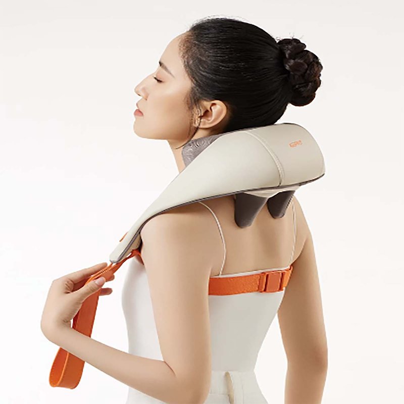 【免運】背部脖子枕肩膀斜方肌頸部按摩儀神器keepfit - 科技小物 - 其他材質 白色