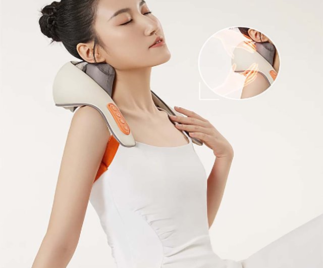 Free shipping] back neck pillow shoulder trapezius neck massage