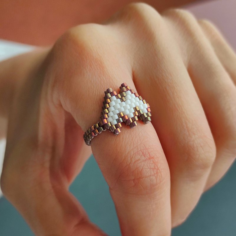 Wonder Woman ring PDF tutorial | Beading Mom Tutorial | Wonder Woman pattern - 其他數位設計 - 其他材質 